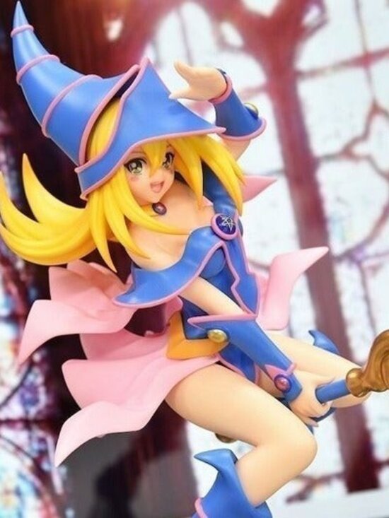 Jewelry - Mystic Charm Unleashed: Yu-Gi-Oh! Dark Magician Girl Statue